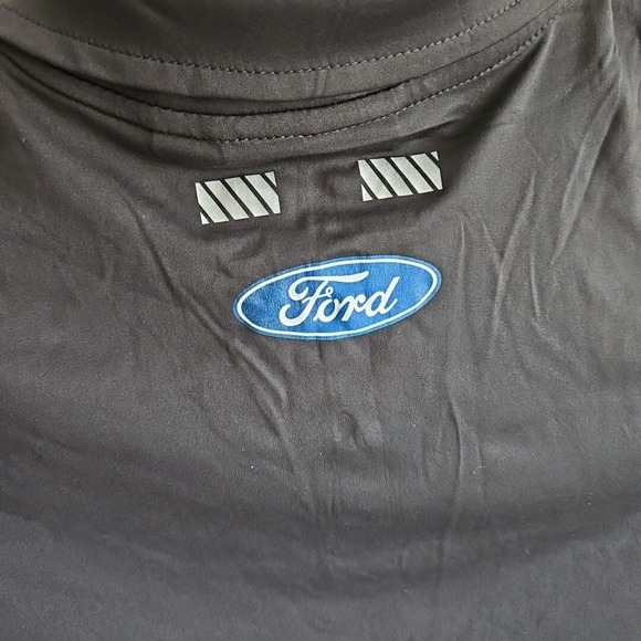 Truewerk Stewart Haas Crew Issued Polo Shirt Mens Size M Black Racing Ford NWT - Picture 8 of 8